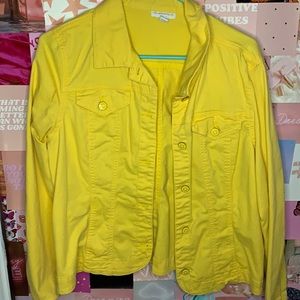 Yellow vintage jacket